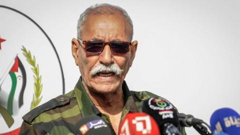 El líder del Frente Polisario, Brahim Ghali/ canariasnoticias