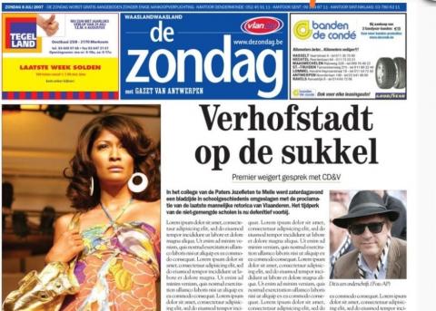 Portada de la revista "De Zondag" Portada de la revista "De Zondag"