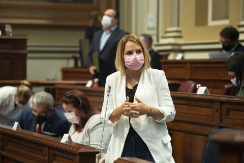 Noemí Santana en el Parlamento de Canarias / CanariasNoticias.es Noemí Santana en el Parlamento de Canarias / CanariasNoticias.es