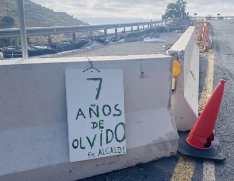 Carretera olvidada que une Valsequillo y Telde/ canariasnoticias