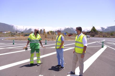 Rotonda de Padrón de la carretera LP-3, en El Paso (la Palma) / CanariasNoticias.es