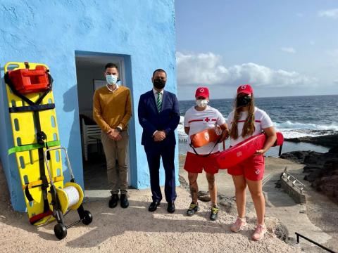 San Felipe y Roque Prieto en Guía contarán durante el verano con un servicio de salvamento y socorrismo acuático/ CanariasNoticias.es