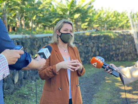 Alicia Vanoostende, consejera de Agricultura, Ganadería y Pesca del Gobierno de Canarias