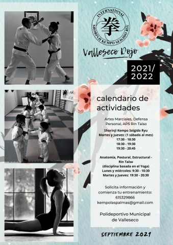 Oferta de actividades de Valleseco