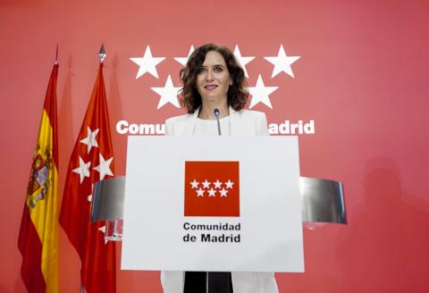 Isabel Díaz Ayuso, presidenta de la Comunidad de Madrid / Comunidad de Madrid Isabel Díaz Ayuso, presidenta de la Comunidad de Madrid