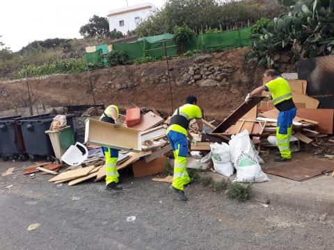 Trabajadores de limpieza. Las Palmas de GRan Canaria/ canariasnoticias