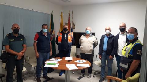 Reunión de seguridad y emergencia de las fiestas de La Encarnación en Valleseco 