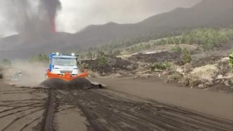 Cenizas del volcán de La Palma/ canariasnoticias.es