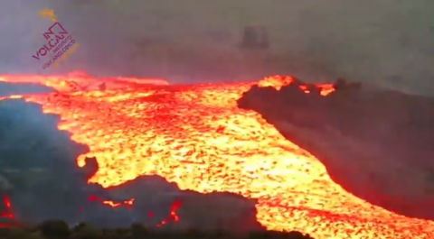 Lava del volcán de La Palma/ canariasnoticias Lava del volcán de La Palma/ canariasnoticias