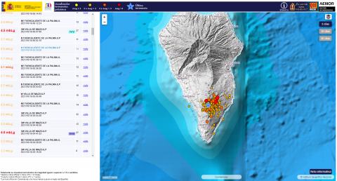 Enjambre sísmico de La Palma/ canariasnoticias.es Enjambre sísmico de La Palma/ canariasnoticias.es