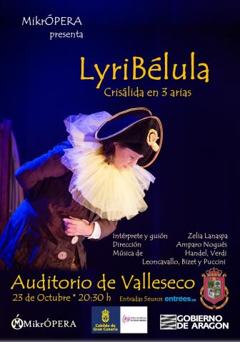 LyriBélula, crisálida en tres arias. Valleseco/ canariasnoticias