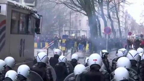 Manifestación en Bruselas