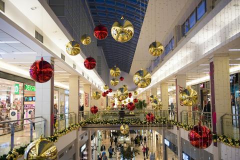 Centro Comercial en Navidad