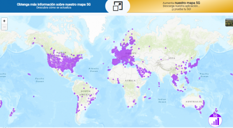 Mapa del 5G en todo el mundo/ canariasnoticias.es Mapa del 5G en todo el mundo/ canariasnoticias.es