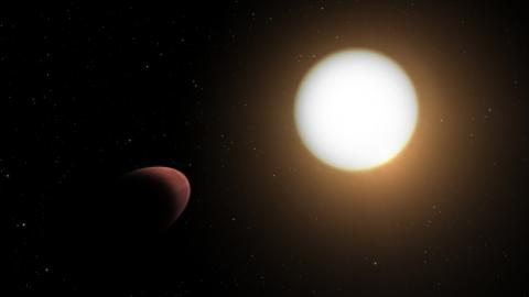 Ilustración del exoplaneta WASP-103b Ilustración del exoplaneta WASP-103b