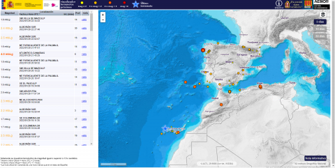 Terremoto entre Gran Canaria y Fuerteventura/ canariasnoticias.es