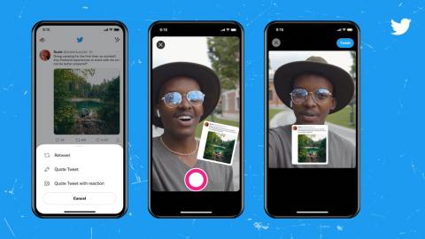 Twitter prueba la nueva función que permite reaccionar a los tuits con fotos y videos Twitter prueba la nueva función que permite reaccionar a los tuits con fotos y videos