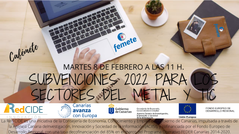 Jornada sobre subvenciones para las empresas del metal y TIC Jornada sobre subvenciones para las empresas del metal y TIC