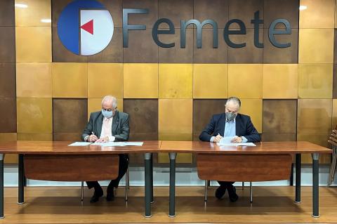 Firma del convenio entre Femete y Rohen / CanariasNoticias.es Firma del convenio entre Femete y Rohen / CanariasNoticias.es