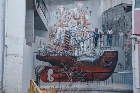 Mural homenaje a Tomás Morales en el Risco de San Nicolás en Las Palmas de Gran Canaria / CanariasNoticias.es
