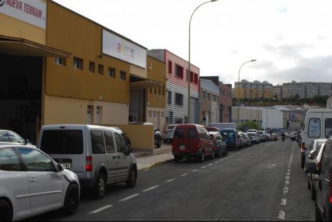 Zona industrial de Las Torres en Las Palmas de Gran Canaria 