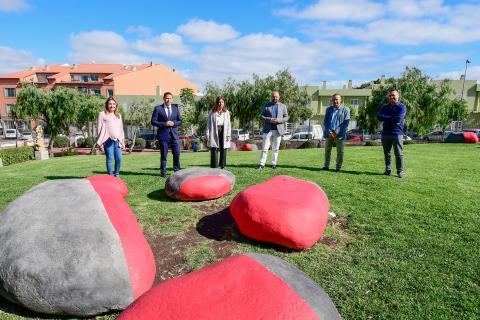 Espacio del parque de San Juan en honor a la escritora  Sanmao / CanariasNoticias.es