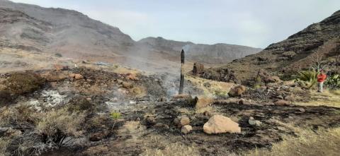 Conato de incendio en Veneguera en Mogán (Gran Canaria) / CanariasNoticias.es 
