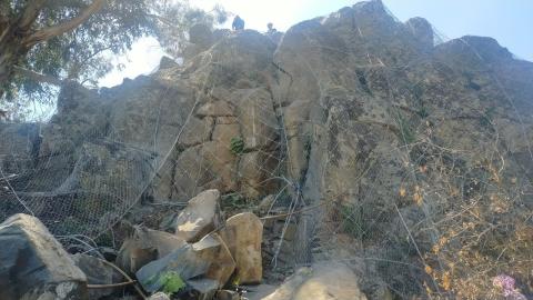 Talud en la carretera GC-15 / CanariasNoticias.es