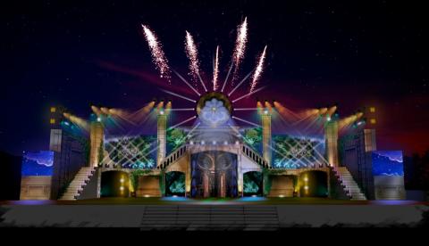 Escenario del Carnaval Internacional de Maspalomas 2022 Escenario del Carnaval Internacional de Maspalomas 2022