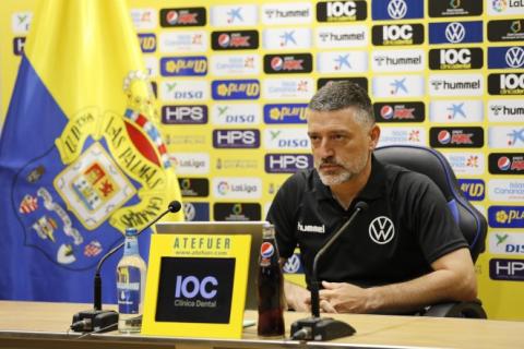 García Pimienta, entrenador UD Las Palmas García Pimienta, entrenador UD Las Palmas