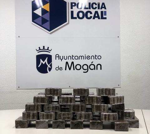 Droga incautada por la Policía 