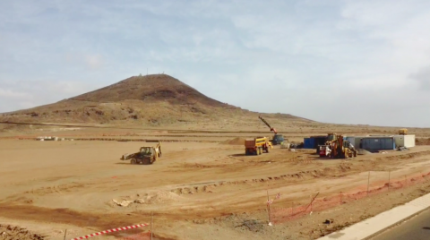 Obras en la parcela de Playa de Arinaga en Agüimes (Gran Canaria) / CanariasNoticias.es Obras en la parcela de Playa de Arinaga en Agüimes (Gran Canaria) / CanariasNoticias.es
