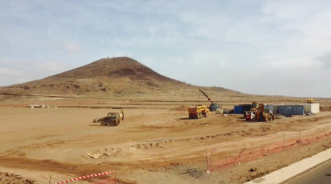 Obras en la parcela de Playa de Arinaga en Agüimes (Gran Canaria) / CanariasNoticias.es