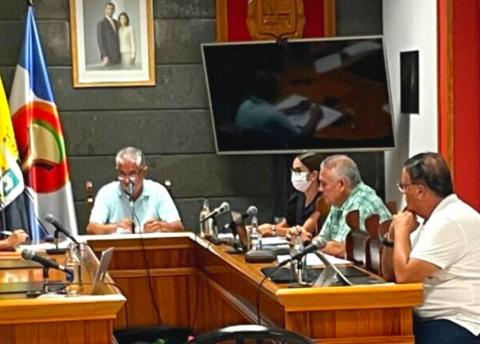 Pleno del Ayuntamiento de La Aldea/ canariasnoticias.es