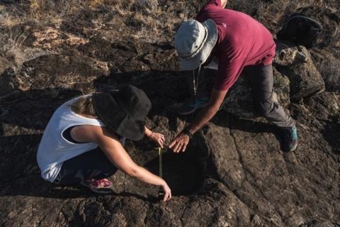 Excavación arqueológica. Tijarafe/ canariasnoticias.es Excavación arqueológica. Tijarafe/ canariasnoticias.es