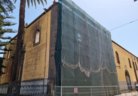 Obras de conservación de la Iglesia de San Agustín en La Laguna / CanariasNoticias.es Obras de conservación de la Iglesia de San Agustín en La Laguna / CanariasNoticias.es