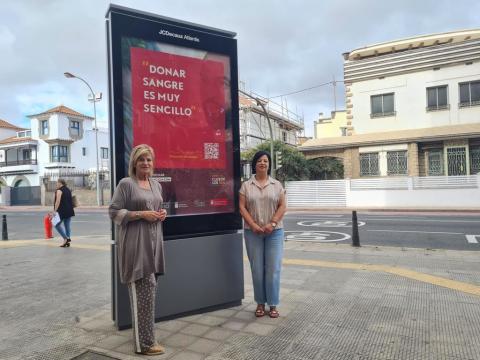 El ICHH y el Ayuntamiento de Las Palmas de Gran Canaria promocionan la donación de sangre