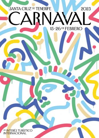 Obra que opta a convertirse en el cartel del Carnaval 2023