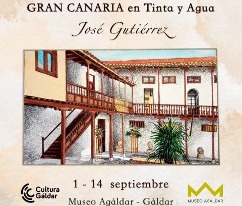 Exposición ‘Gran Canaria en tinta y agua’ en el Museo Agáldar
