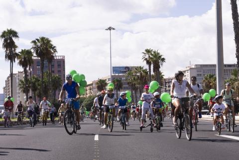 Fiesta de la Bici en Las Palmas de Gran Canaria