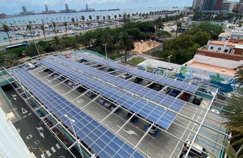 Instalación fotovoltaica en Las Palmas de Gran Canaria / CanariasNoticias.es 