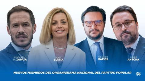 Mariano H. Zapata, Ana Zurita, Sergio Ramos y Asier Antona Mariano H. Zapata, Ana Zurita, Sergio Ramos y Asier Antona