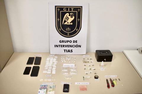 Droga incautada por la Policía Droga incautada por la Policía