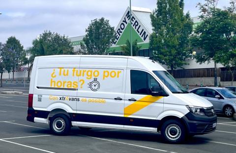 Alquilar una furgoneta por horas es posible en Leroy Merlin gracias a Xtravans