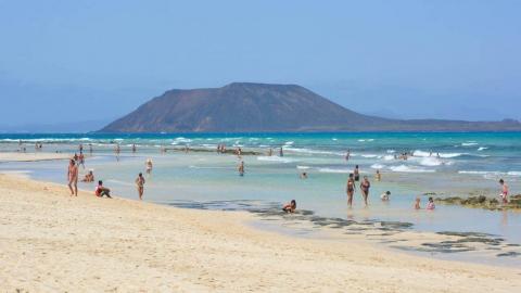 Turistas en Fuerteventura