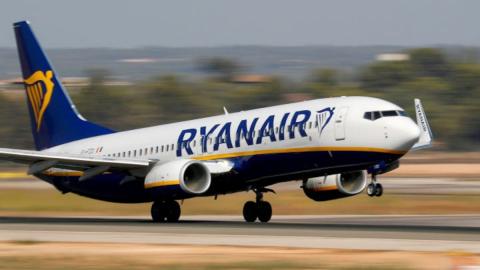 Avión de Ryanair