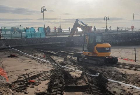 Obras en la avenida de Melenara en Telde (Gran Canaria) / CanariasNoticias.es