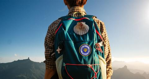 Insignias del Camino de Santiago entre volcanes / CanariasNoticias.es