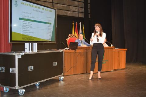 Valeria Guerra presenta el presupuesto 2023 del Ayuntamiento de Gáldar
