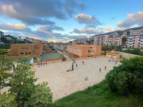 Pistas de baloncesto del antiguo colegio Drago en La Paterna / CanariasNoticias.es